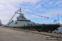 В Балтийске подняли флаг на новом корабле проекта 22800 "Каракурт"