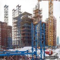 В Москве начали монтировать 35-метровые колонны ЖК «Бадаевский»