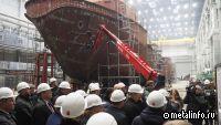 Николай Патрушев принял участие в закладке судов на первой российской цифровой верфи