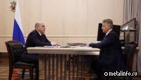 Михаил Мишустин встретился с президентом АО «АвтоВАЗ» Максимом Соколовым