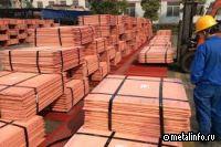 Китай увеличил в сентябре импорт меди