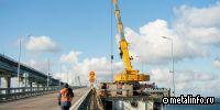 Завершена надвижка всех пролетов левой части Крымского моста