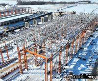 На ЕВРАЗ Узловой ведут отделку основных производственных объектов и монтаж оборудования