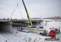 Завершен седьмой этап надвижки металлоконструкций строящегося моста через Томь