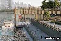 Пешеходный переход с причалом построят в «Москва-Сити»