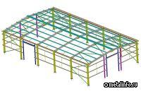 Новое техническое решение: стальной каркас на основе портальных рам