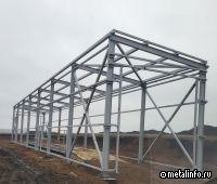 Инжстрой-с построил здание весовой из металлоконструкций для животноводческого комплекса