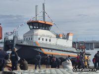 На Череповецком судостроительном заводе спустили на воду третий буксир-толкач