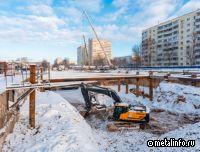 Завершается подготовка котлована для строительства станции метро «Гольяново» в Москве