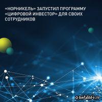Норникель запускает программу «Цифровой инвестор»