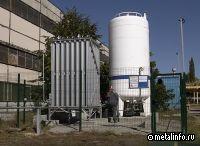 В цехе металлоконструкций ОЭМК установили газификатор кислорода (видео)